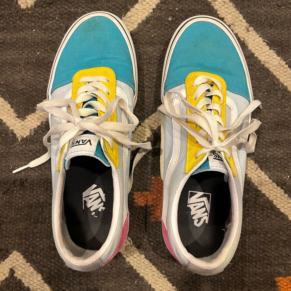 Vans multi colored shoes